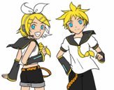 Rin y Len Kagamine Vocaloid