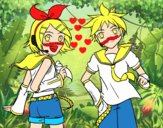 Rin y Len Kagamine Vocaloid