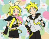 Rin y Len Kagamine Vocaloid