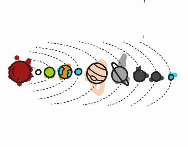 Dibujo de Sistema solar pintado por en  el día 11-06-21 a las  17:00:38. Imprime, pinta o colorea tus propios dibujos!