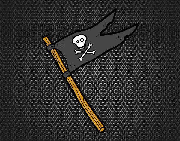 Una bandera pirata