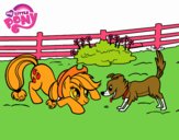 Applejack y Winona