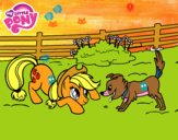 Applejack y Winona