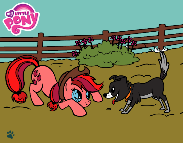 Applejack y Winona