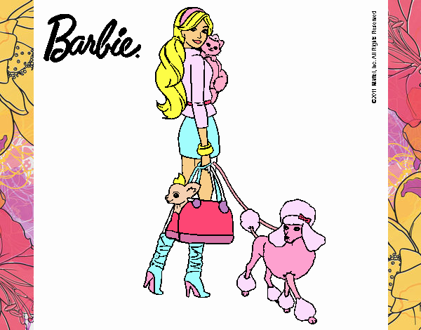 barbie va de compras al super mercado