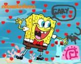 Bob Esponja saludando