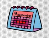 Calendario de mesa