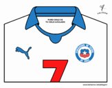 Camiseta del mundial de fútbol 2014 de Chile