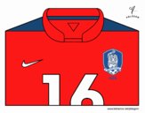 Camiseta del mundial de fútbol 2014 de Corea del Sur