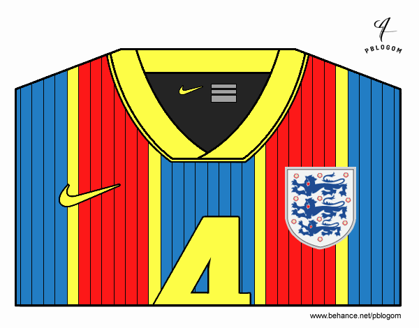 Camiseta del mundial de fútbol 2014 de Inglaterra