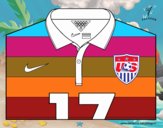 Camiseta del mundial de fútbol 2014 de los Estados Unidos