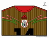 Camiseta del mundial de fútbol 2014 de México