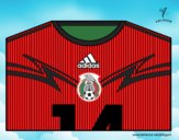 Camiseta del mundial de fútbol 2014 de México