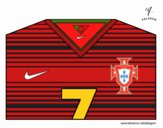 Camiseta del mundial de fútbol 2014 de Portugal