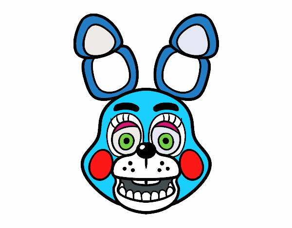 Cara de Toy Bonnie de Five Nights at Freddy's