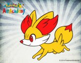 Fennekin corriendo