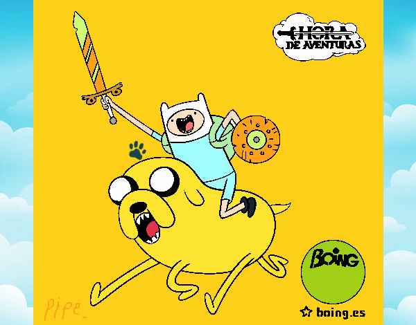 finn y jake al ataque