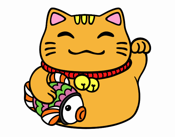 Maneki-neko de la abundancia