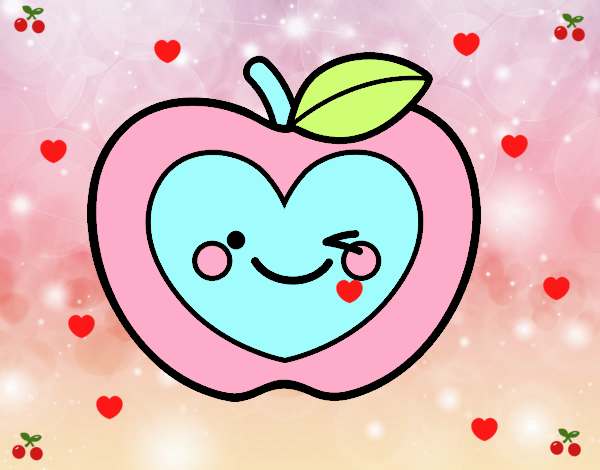 Manzana corazón