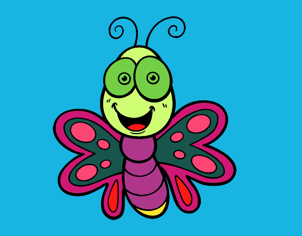 Mariposa sonriente