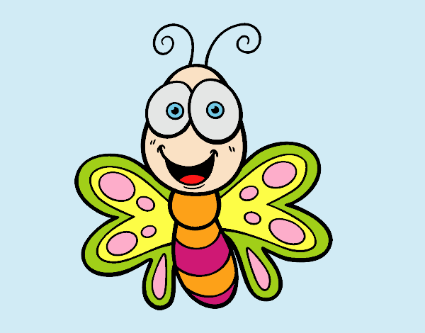 Mariposa sonriente