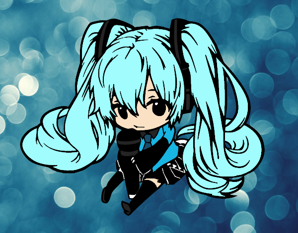 Miku Chibi vocaloid