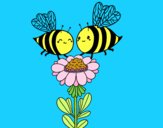 Pareja de abejas