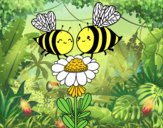 Pareja de abejas