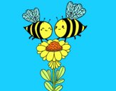 Pareja de abejas