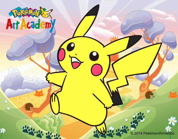 Pikachu en Pokémon Art Academy