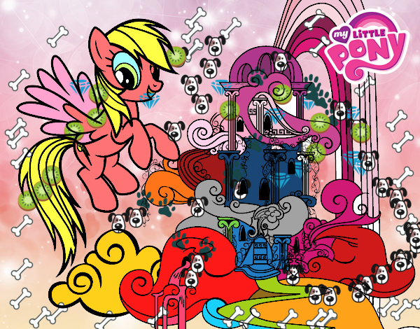 Rainbow Dash en su palacio