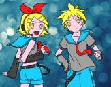 Rin y Len Kagamine Vocaloid