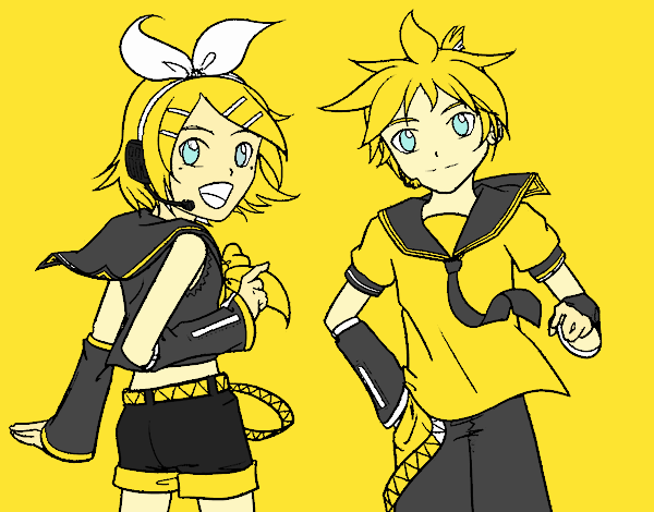 Rin y Len Kagamine Vocaloid