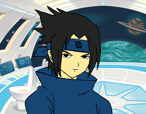 Sasuke enfadado