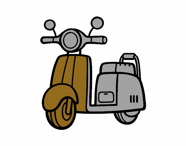 Una vespa