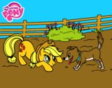 Applejack y Winona