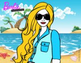 Barbie con gafas de sol