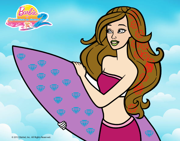 Barbie va a surfear