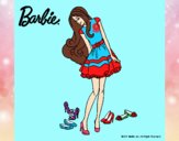 Barbie y su colección de zapatos