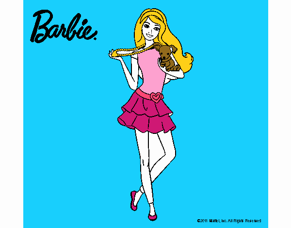 Barbie y su mascota