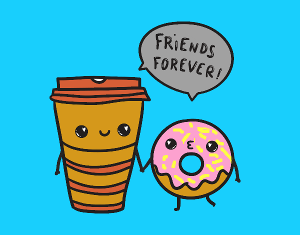 Café y donut