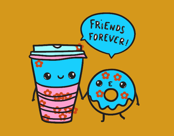 Café y donut