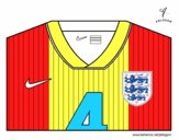 Camiseta del mundial de fútbol 2014 de Inglaterra