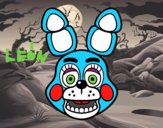 Cara de Toy Bonnie de Five Nights at Freddy's