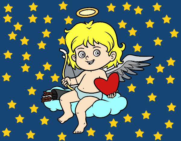 Cupido en una nube