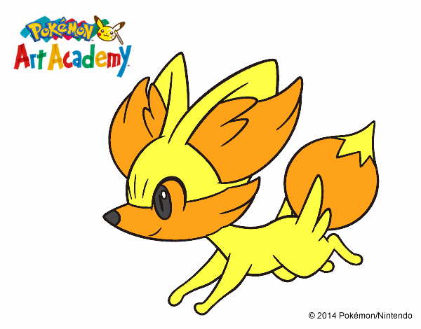 Fennekin corriendo