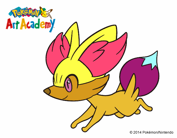 Fennekin corriendo