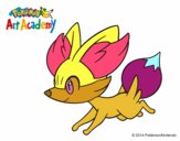 Fennekin corriendo