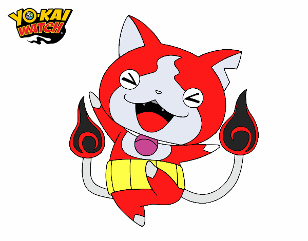 Jibanyan feliz