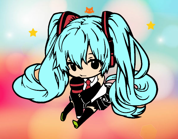 Miku Chibi vocaloid